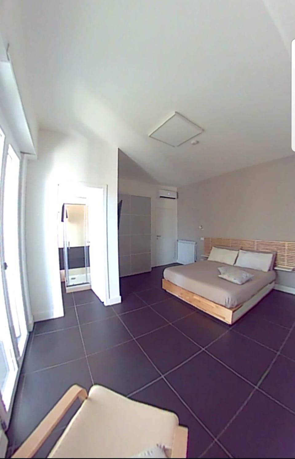 Bed, Bathroom, Photo of the whole room, Bedroom