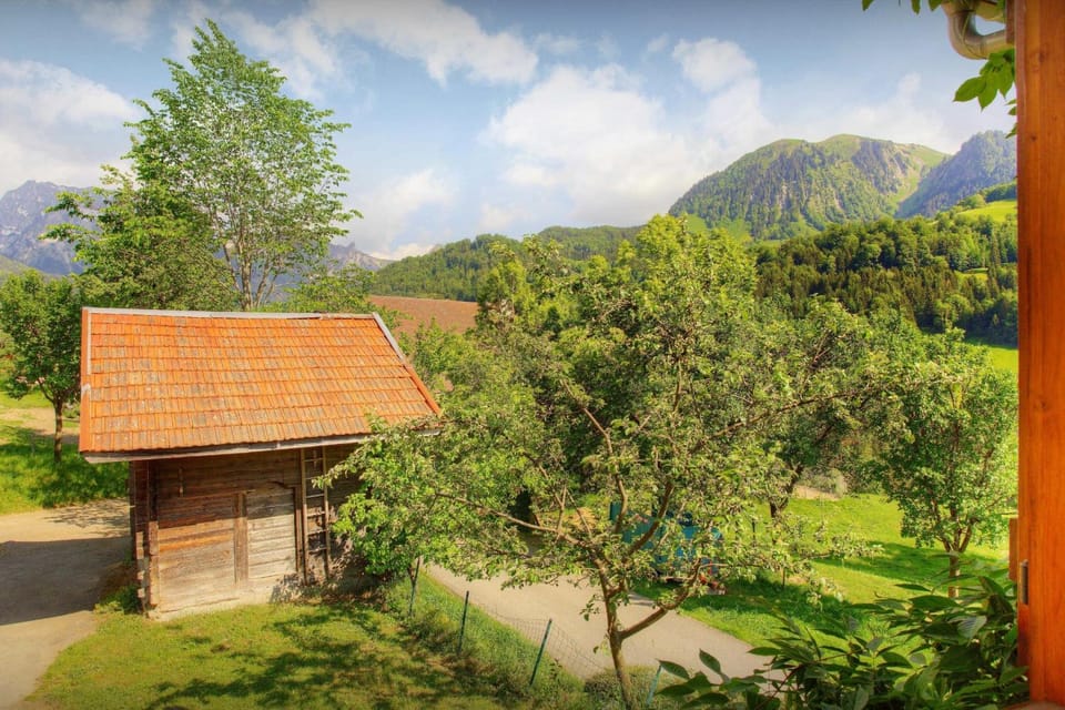 Spring, Day, Natural landscape, Balcony/Terrace, Mountain view
