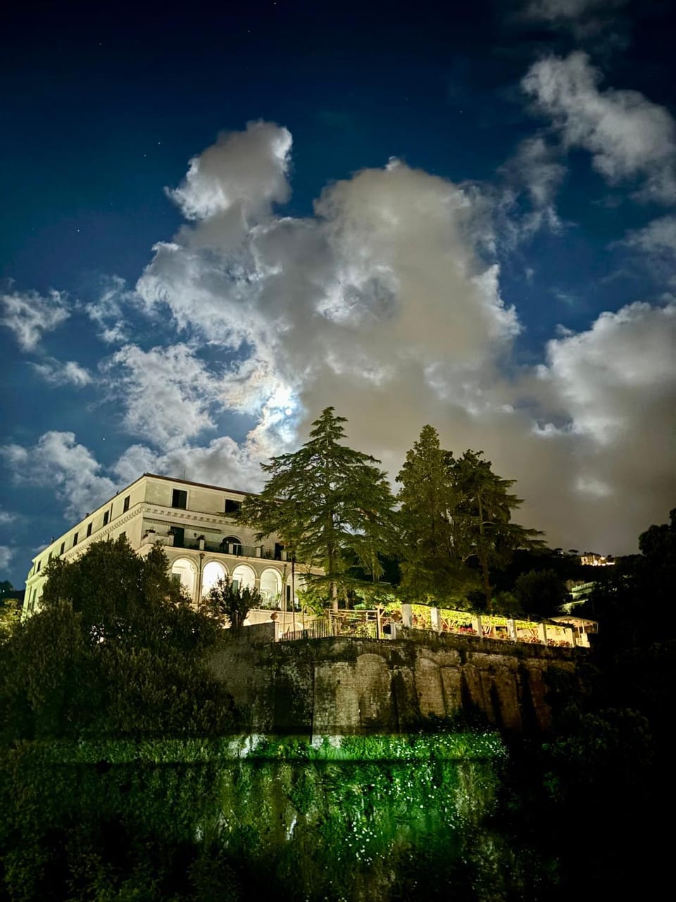 Property building, Nearby landmark, Night, Natural landscape