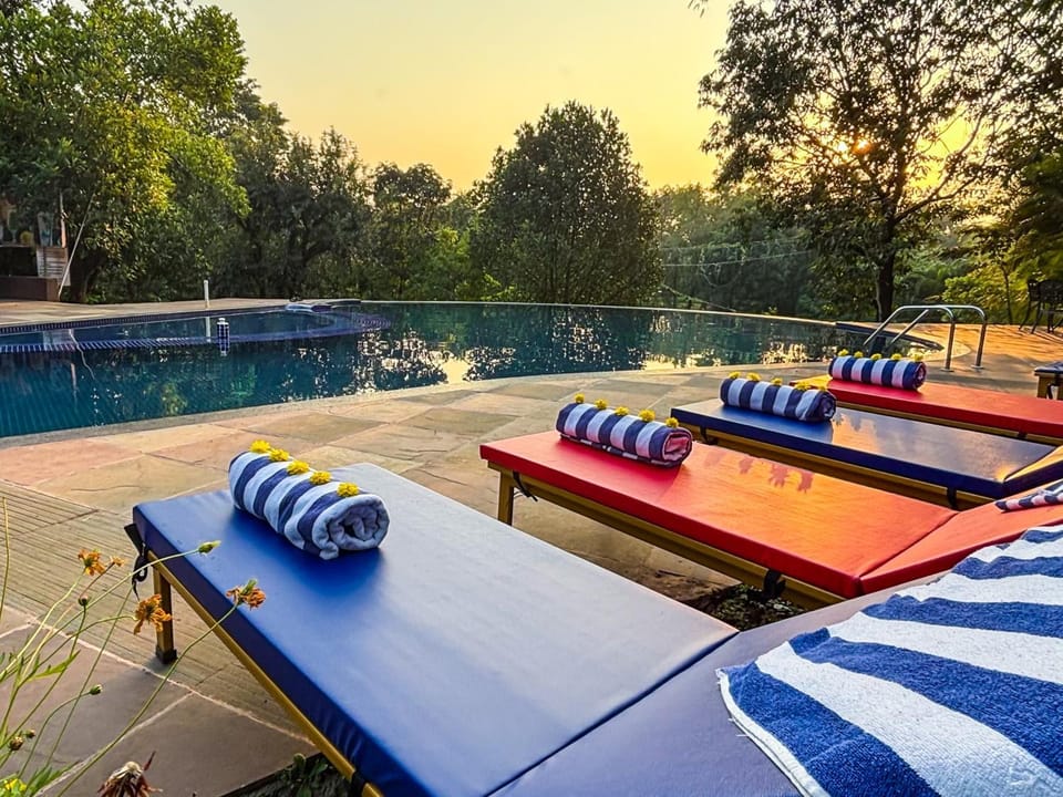 Natural landscape, Pool view, Swimming pool