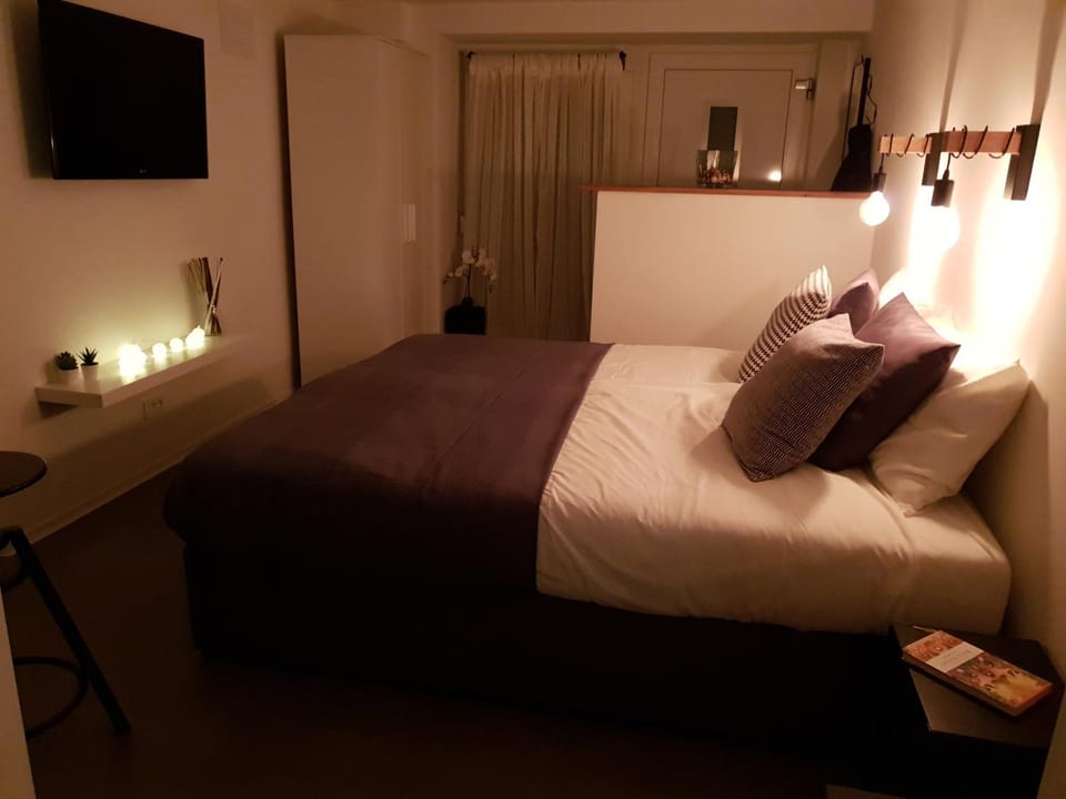 Communal lounge/ TV room, Bed, TV and multimedia, Photo of the whole room, Bedroom