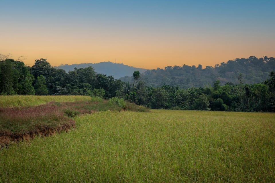 Nearby landmark, Natural landscape, Landmark view, Sunset