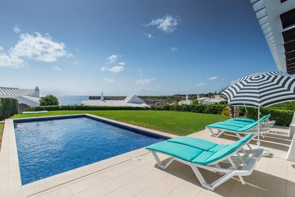 Property building, Living room, Swimming pool