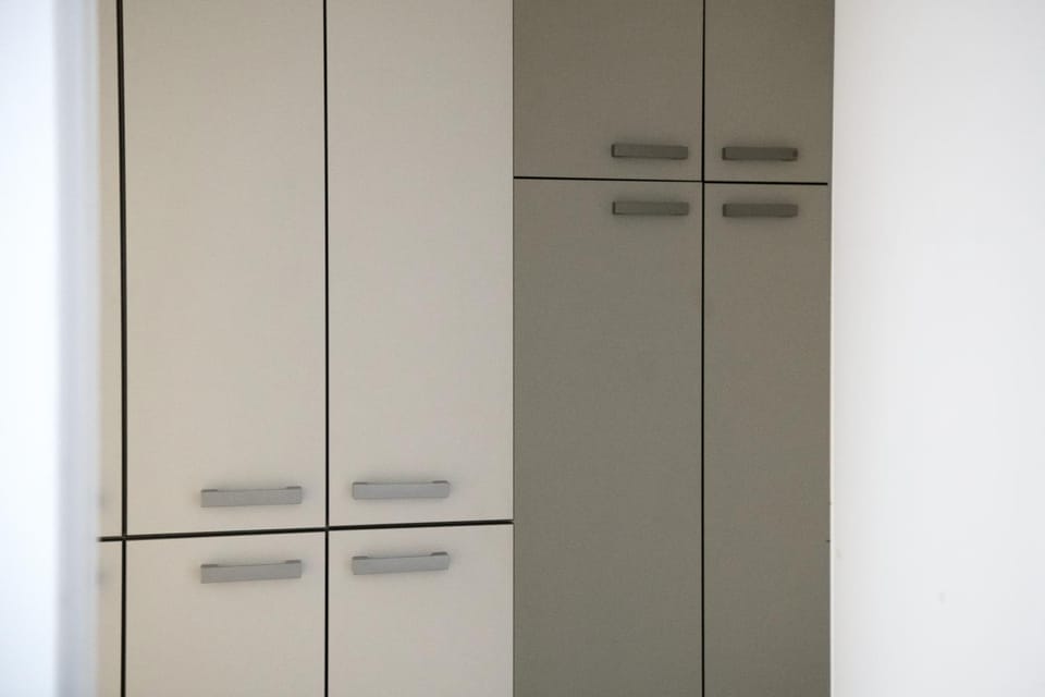 Property building, heating, wardrobe
