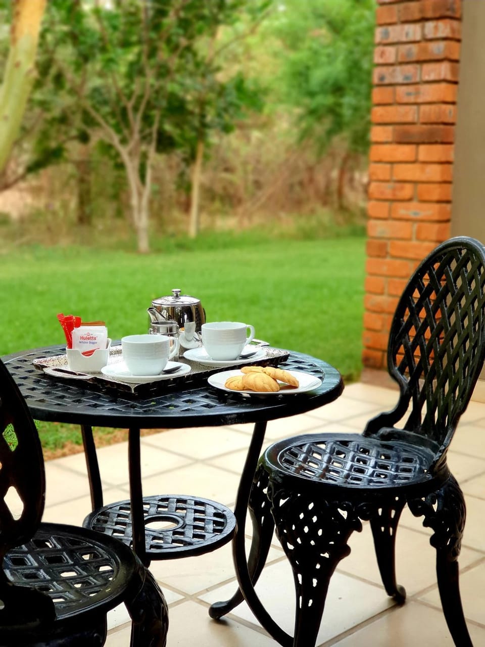 Patio, Decorative detail, Garden view