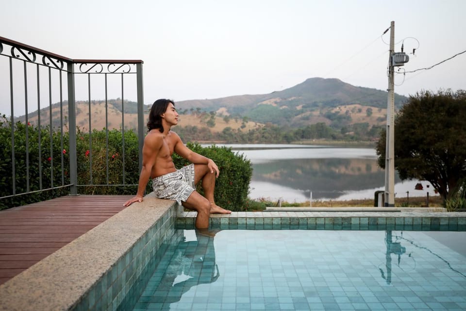 People, Natural landscape, Guests, Lake view, Mountain view, Pool view, River view, Swimming pool