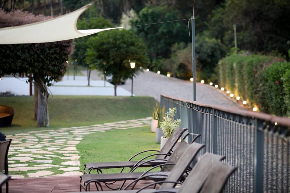 Natural landscape, Garden, Garden view, Swimming pool