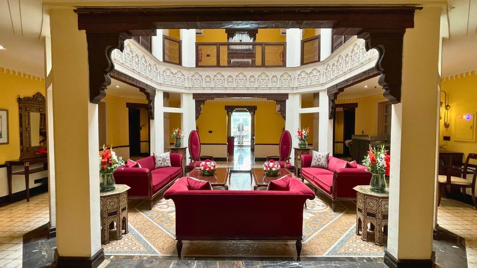 View (from property/room), Seating area, Inner courtyard view