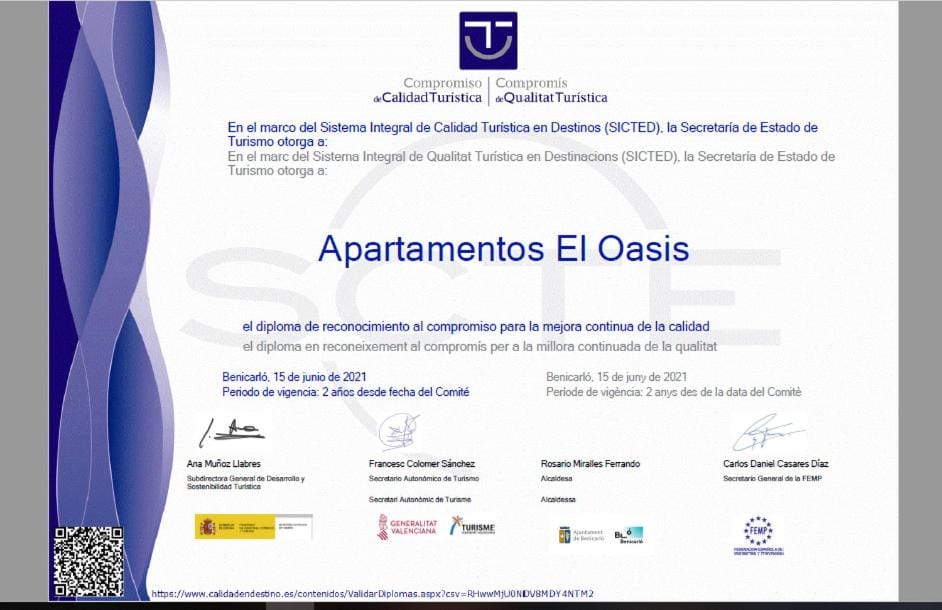 Apartamentos El Oasis Apartment in Benicarló