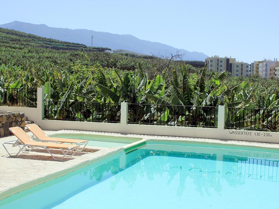 Patio, Garden view, Mountain view, Swimming pool