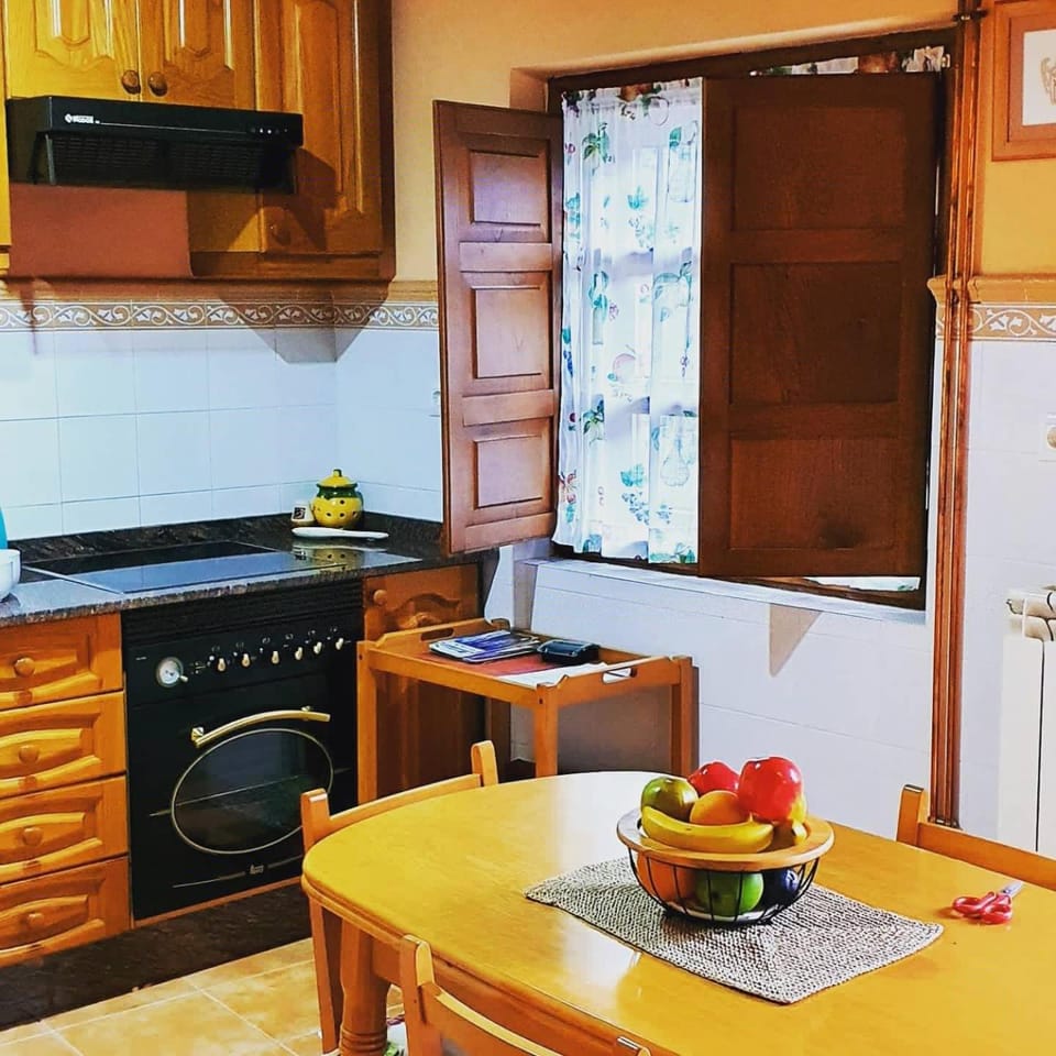 Kitchen or kitchenette, Dining area, oven, stove