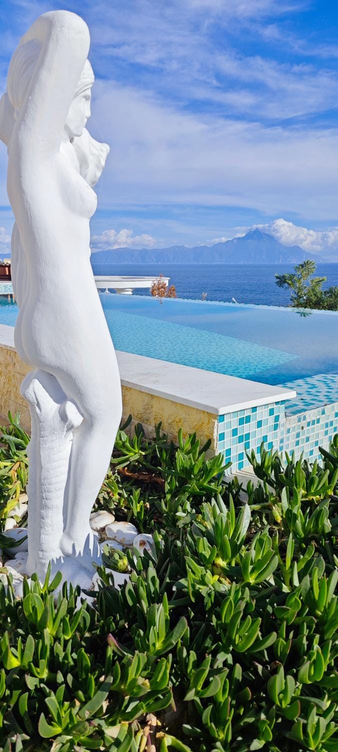 Nearby landmark, Day, Natural landscape, Garden, Mountain view, Pool view, Sea view, Swimming pool