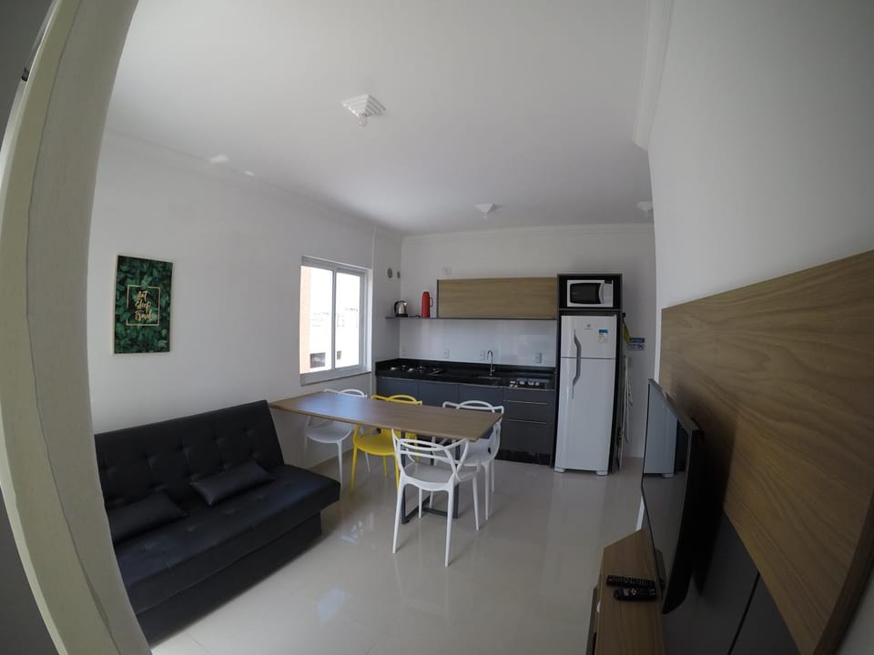 Kitchen or kitchenette, Living room, Dining area