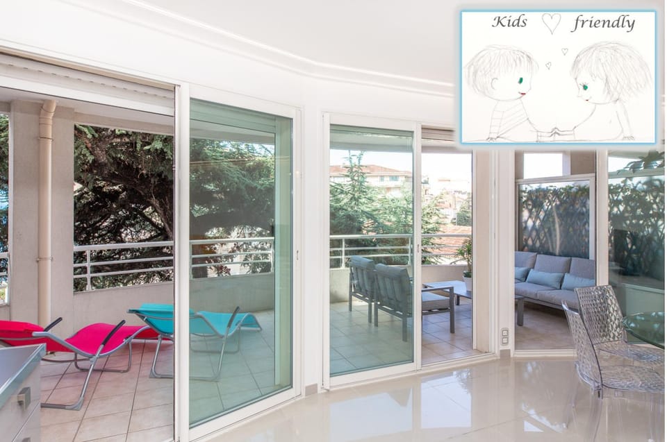 MARTINEZ HOTEL AREA: Modern 3 bedrooms w/ terrace Apartment in Cannes