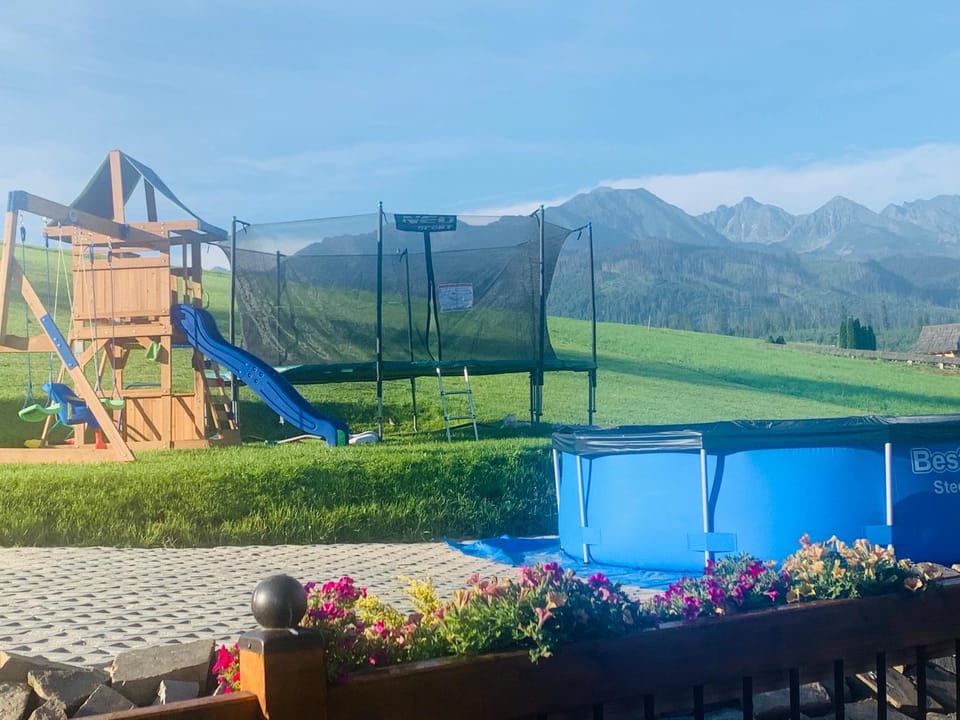 Children play ground, Garden, Swimming pool