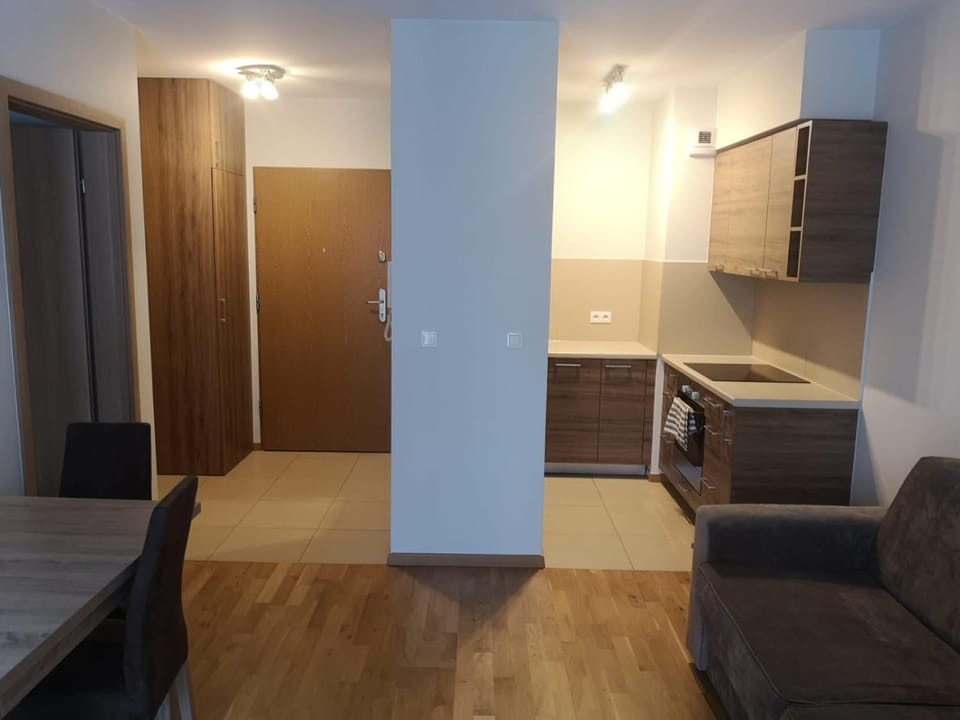 Kitchen or kitchenette, Living room, Seating area, wardrobe