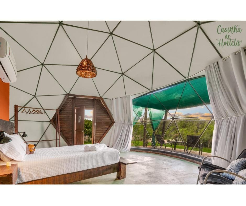 Glamping Serra da Canastra - Casinha de Hortelã - Domo Jaboticaba Luxury tent in State of São Paulo