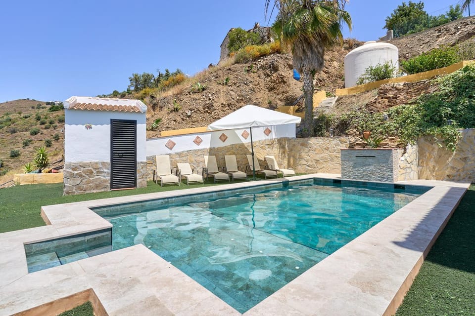 Property building, Living room, Swimming pool