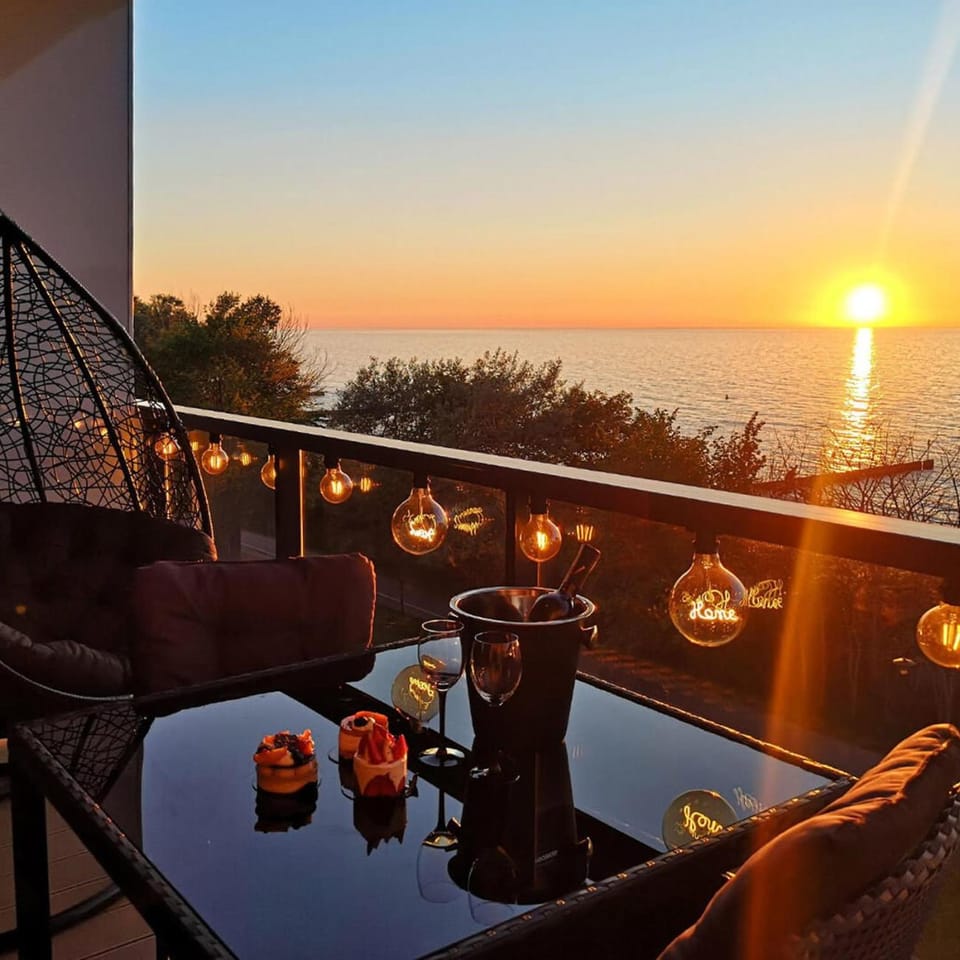 Balcony/Terrace, Sea view, Sunset
