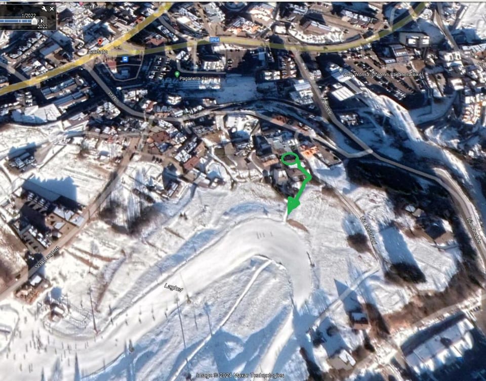 Winter, Skiing