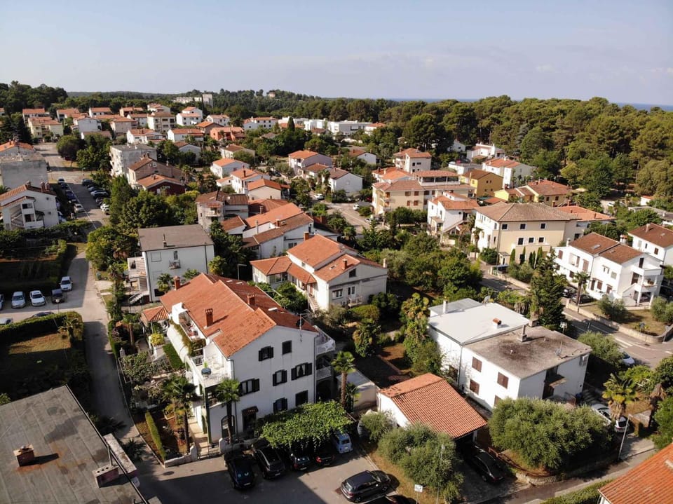 Nearby landmark, Bird's eye view, Summer