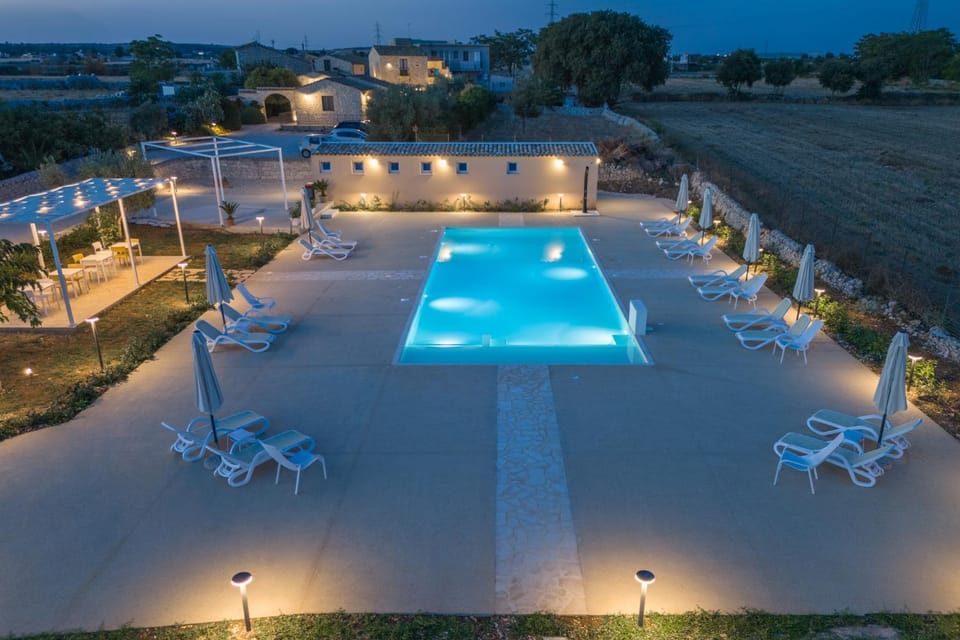 Night, Swimming pool