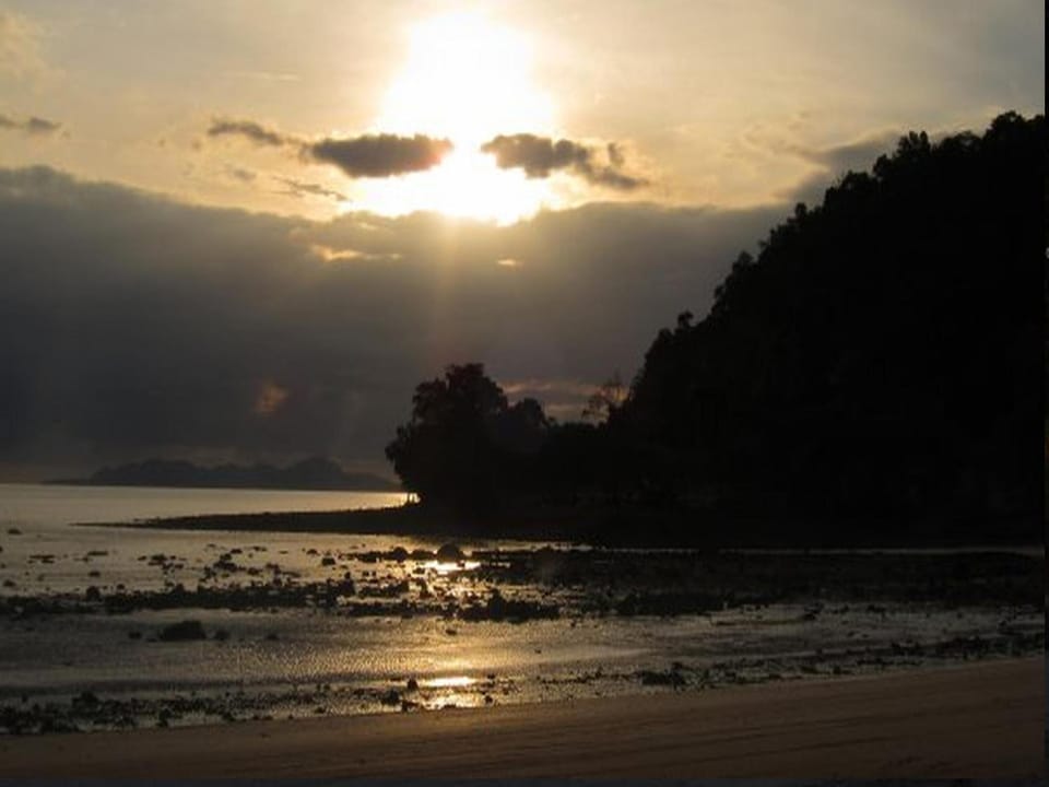 Natural landscape, Beach, Sea view, Sunset