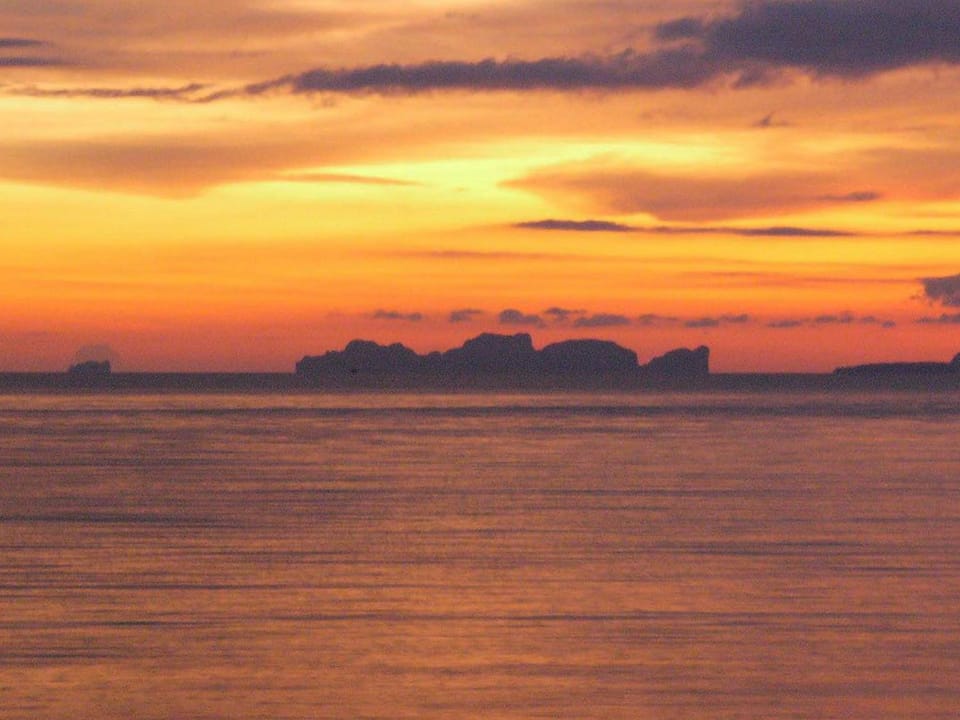 Natural landscape, Sea view, Sunset