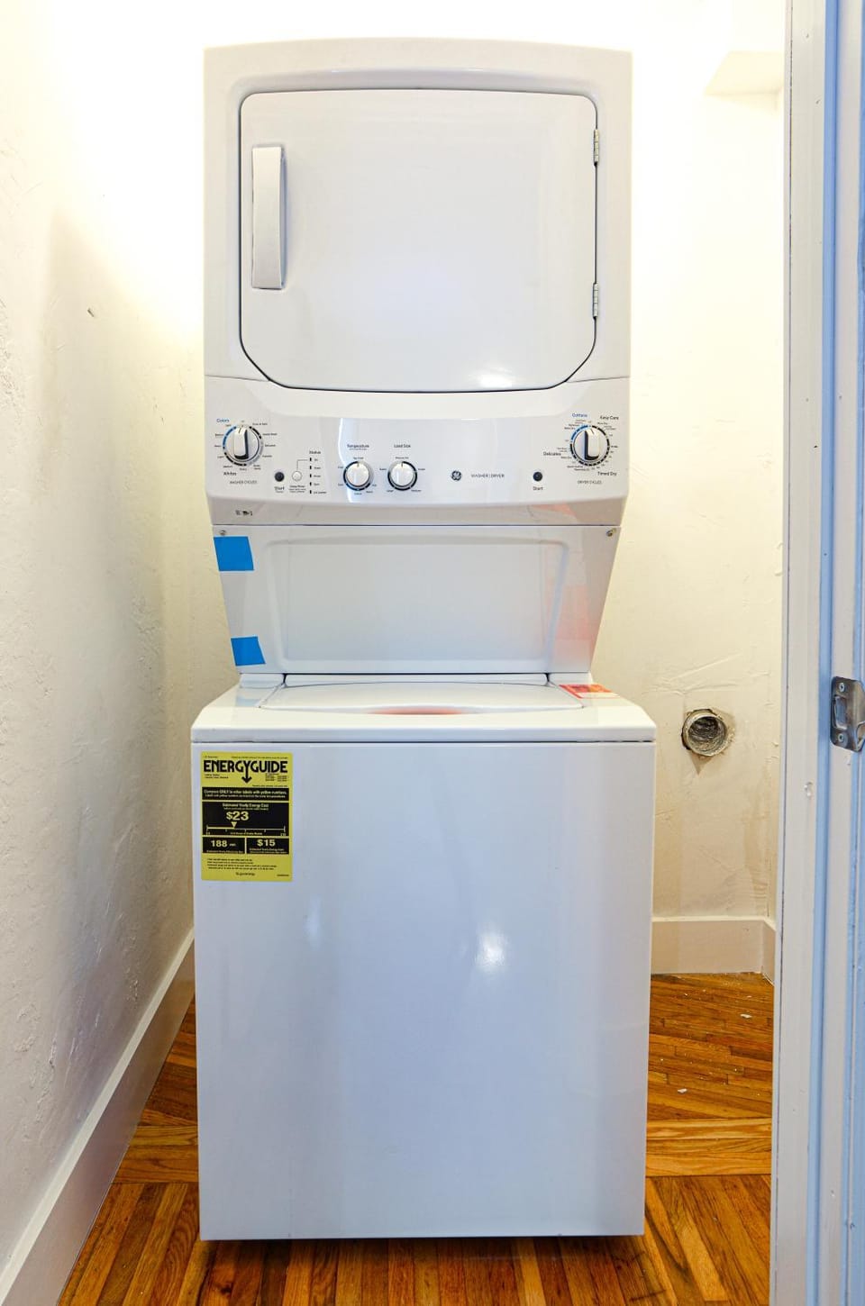 Property building, washing machine, dryer