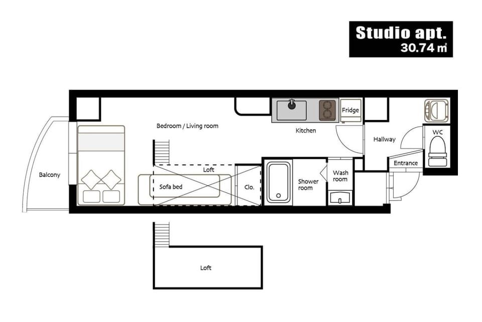 OUCHI HOTEL Higashi-Hiratsuka #301 Apartment in Hiroshima