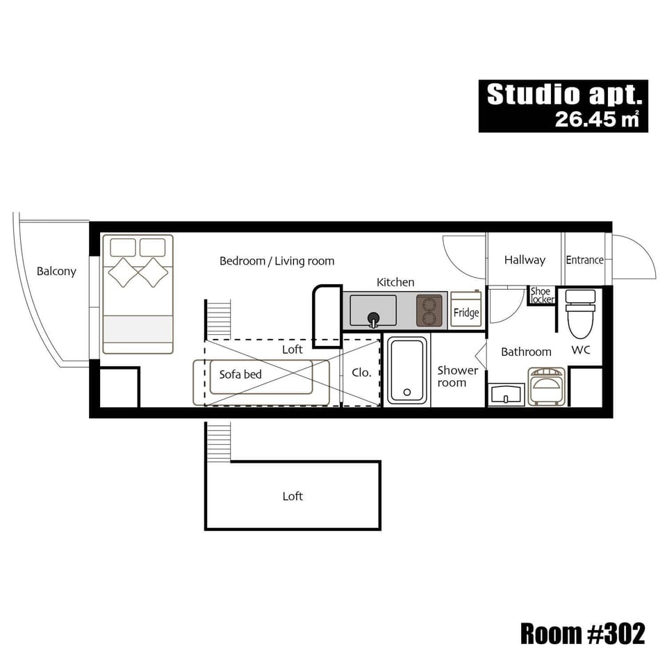OUCHI HOTEL Higashi-Hiratsuka #302 Apartment in Hiroshima