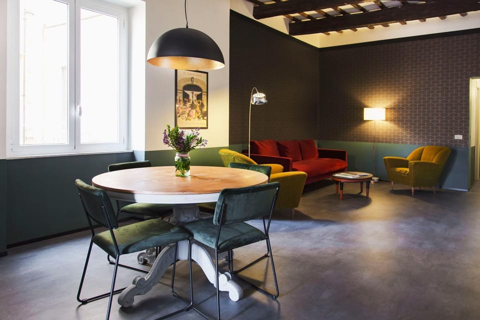 Living room, Seating area, Dining area