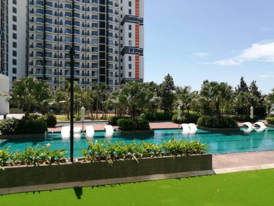 Property building, Pool view, Swimming pool