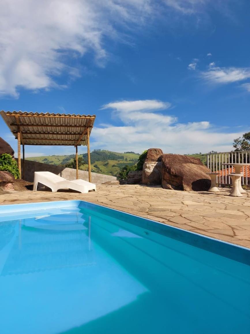Natural landscape, Pool view, Swimming pool, sunbed