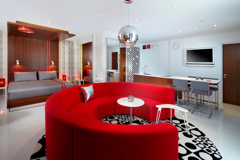 Photo of the whole room, Seating area, Dining area, Bedroom