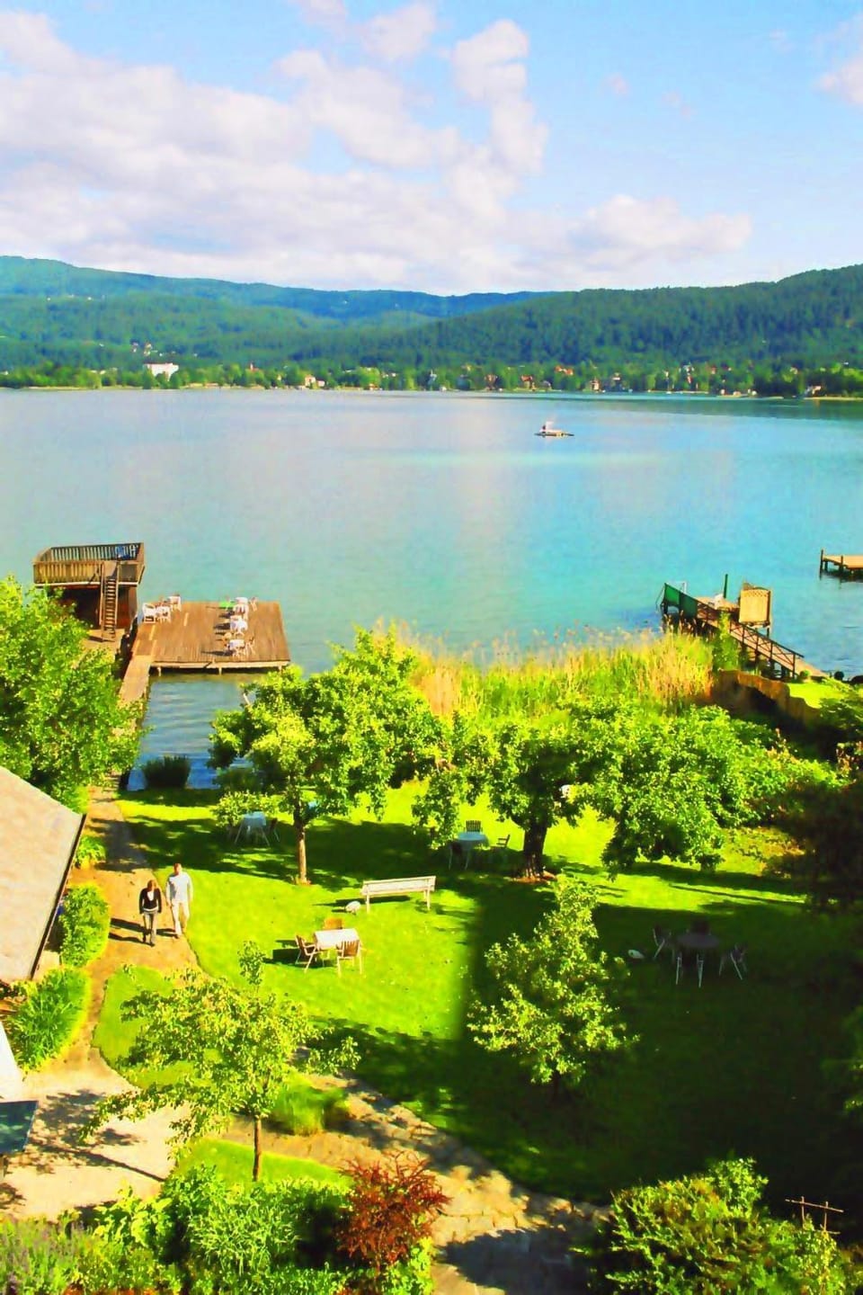 Beach, Lake view