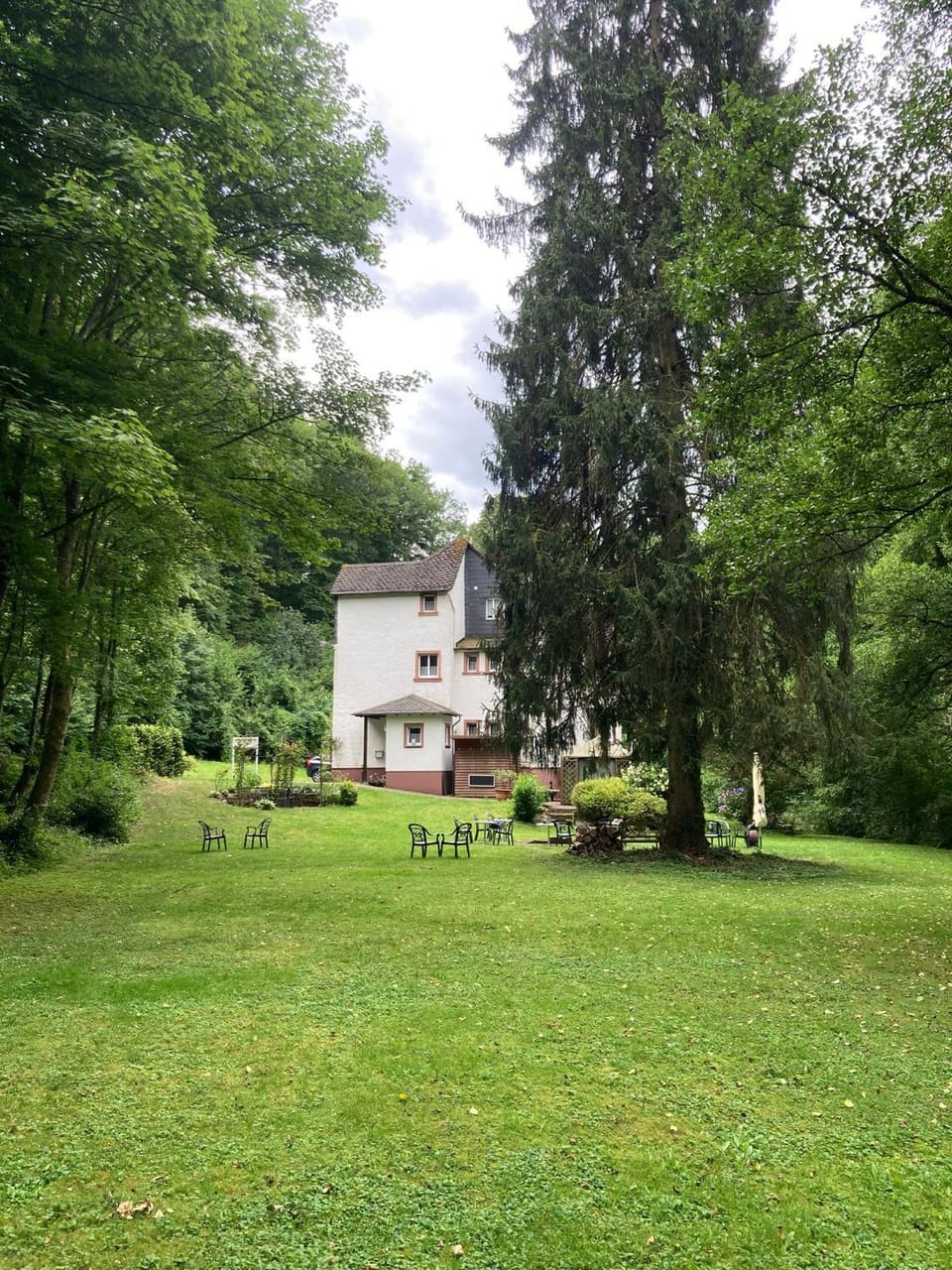 Property building, Garden, Garden view
