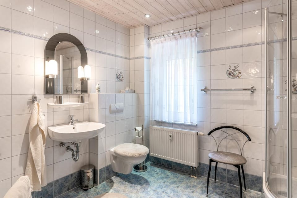 Bathroom, Living room
