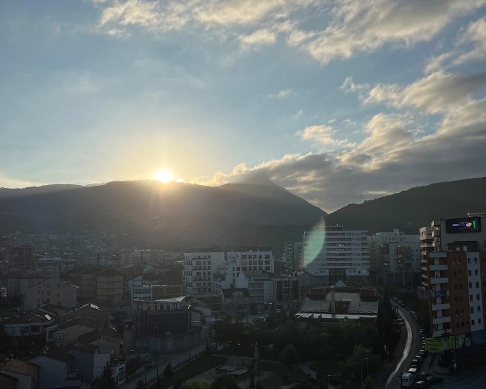 City view, Mountain view, Sunrise