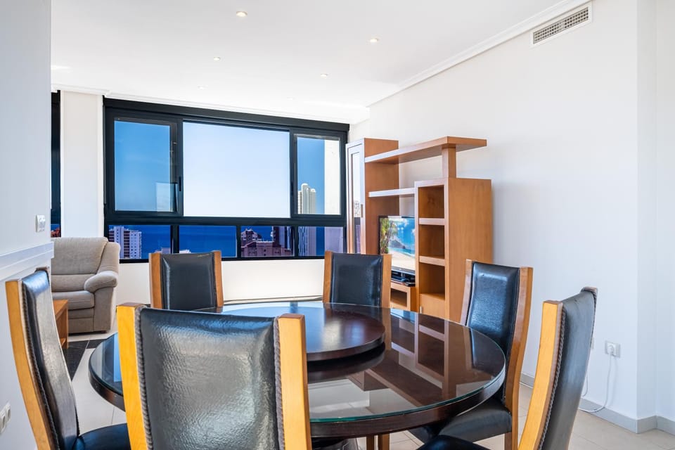 Living room, Dining area, Sea view, internet, air conditioner