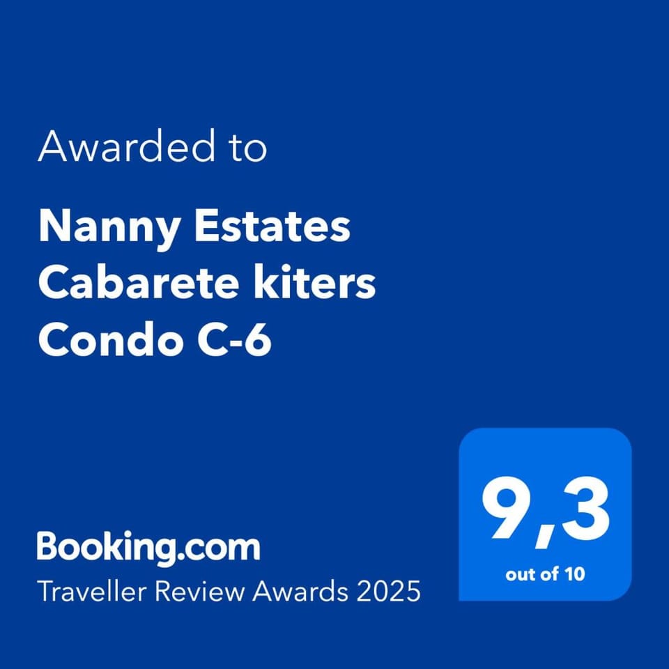 Beach Front! Kiters Paradise! Nanny Estates C6 House in Cabarete