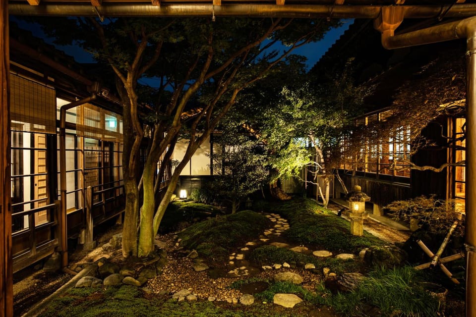 Garden, Autumn, On site, Garden view, Sunset, Inner courtyard view
