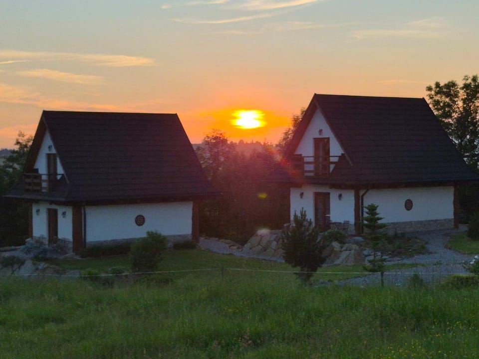 Property building, Night, Natural landscape, Sunset