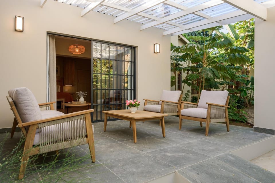 Patio, Garden, Seating area, Garden view