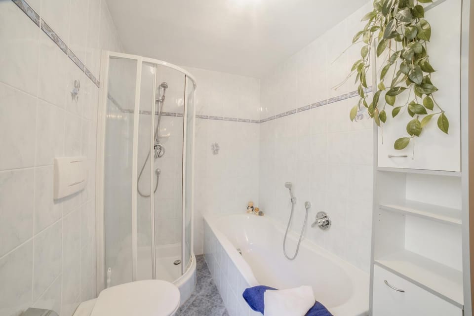 Bathroom, Living room