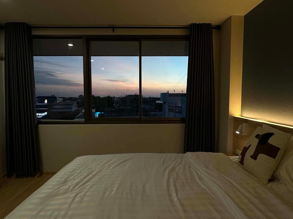Bed, Bedroom, Sunrise, Sunset