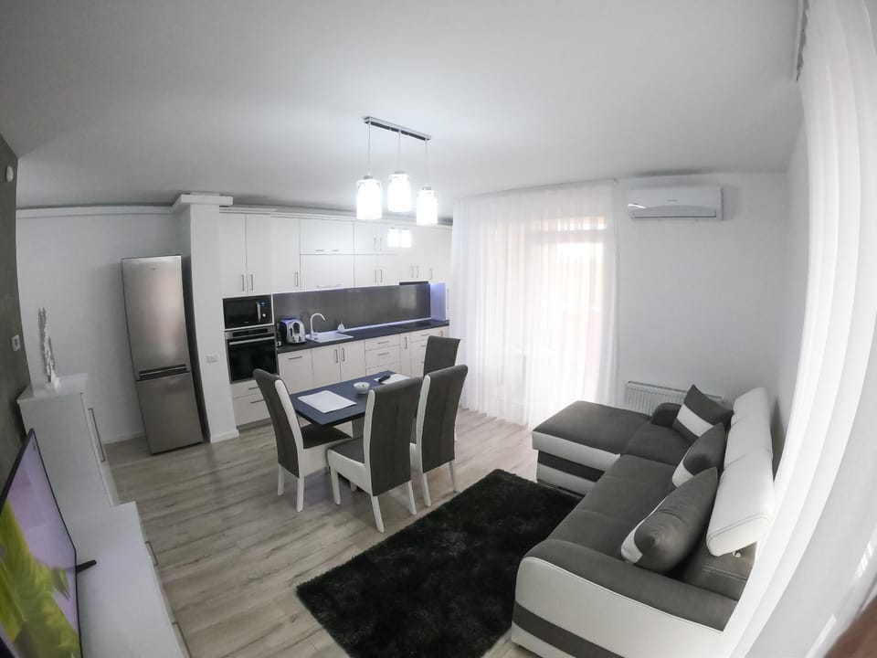 Living room, Seating area, Dining area