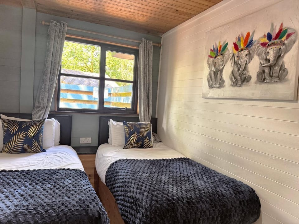 Goldcrest 1-Hot Tub-Woodland Lodges-Carmarthenshire-Tenby Chalet in Wales