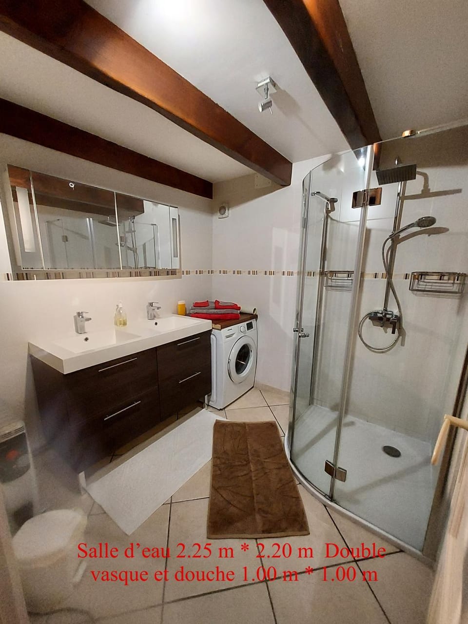 Shower, Toilet, towels