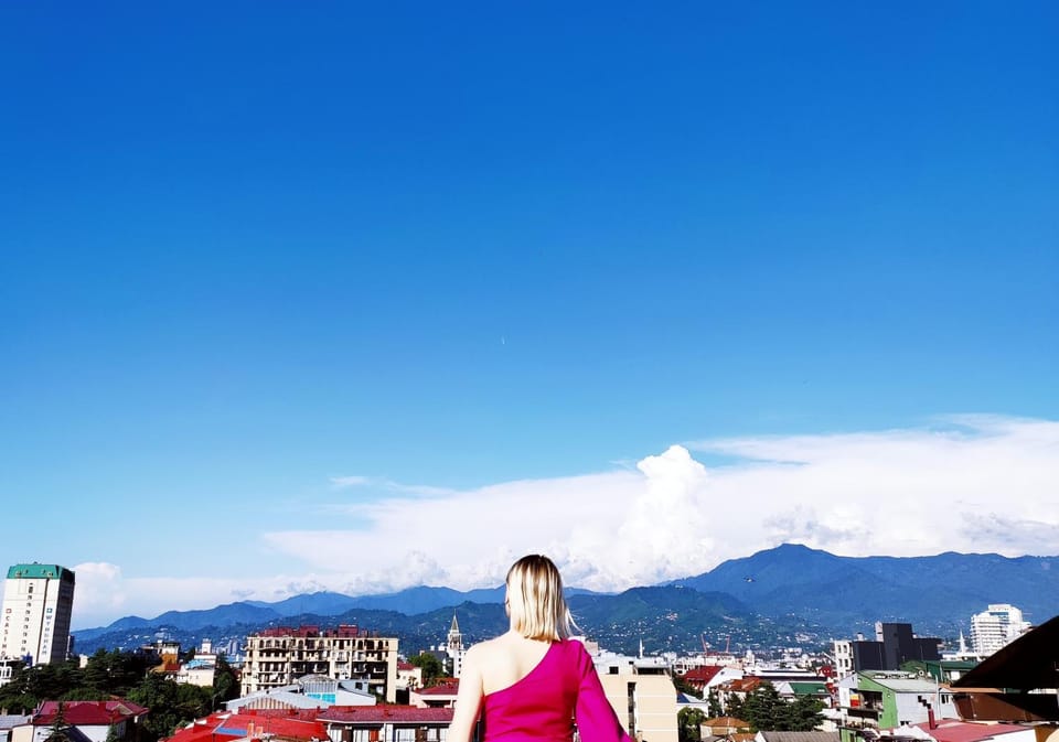 Day, People, Natural landscape, City view, Mountain view